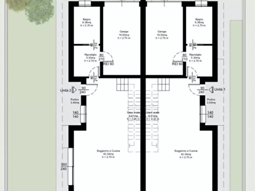 Immagine 3 di Casa bifamiliare in vendita  in via Marco da Cles a Albignasego