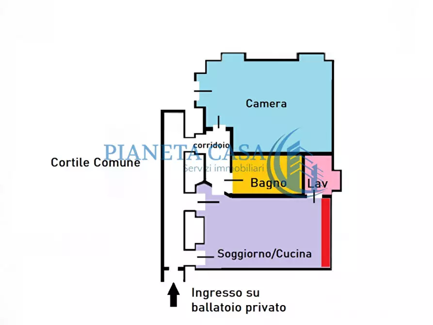 Immagine 2 di Appartamento in affitto  in Via Legnone 79 a Milano