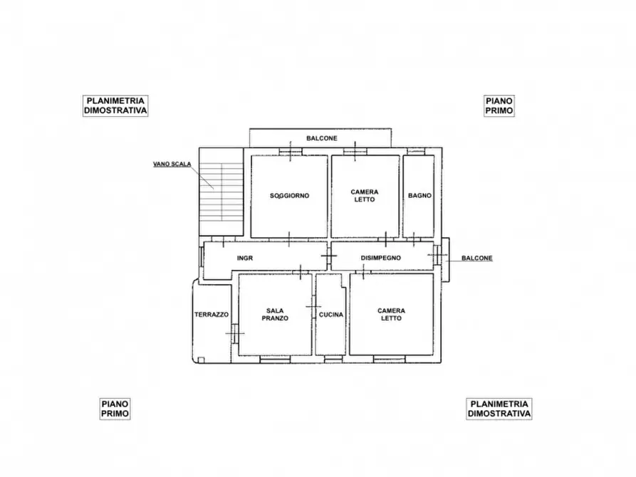 Immagine 33 di Appartamento in vendita  in via Benedetto Croce n° 3 a Mede