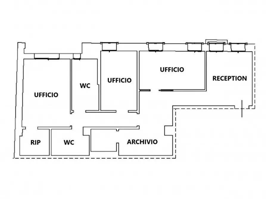 Immagine 1 di Ufficio in vendita  in Via Domenico Angeli, N. 28-30 a Rovigo