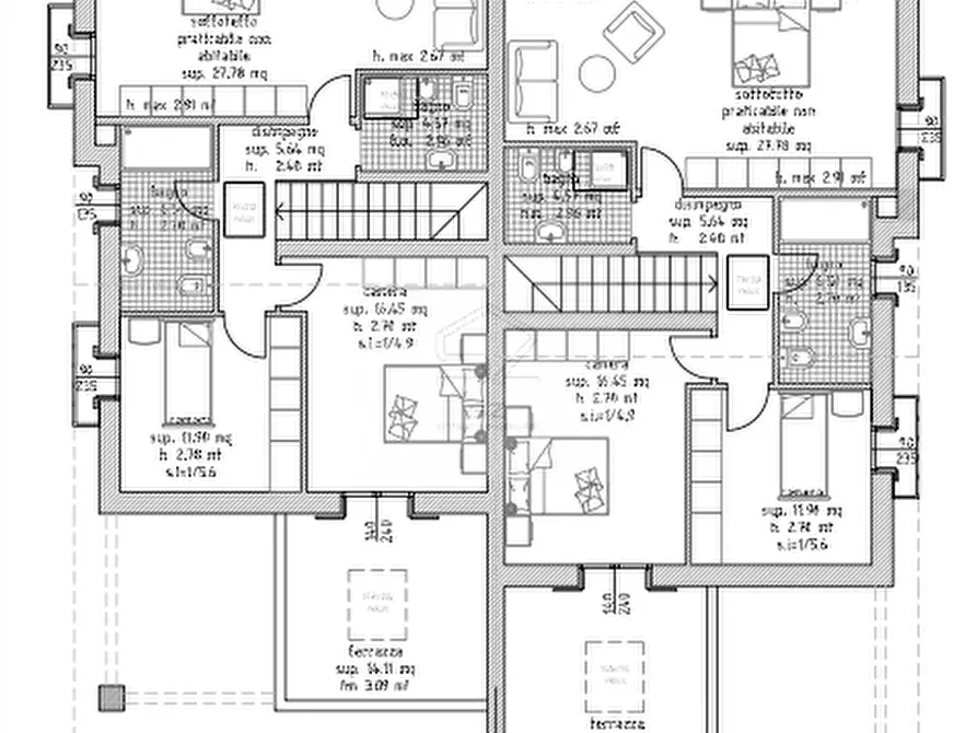 Immagine 5 di Casa bifamiliare in vendita  in VIA VERDI a Albignasego