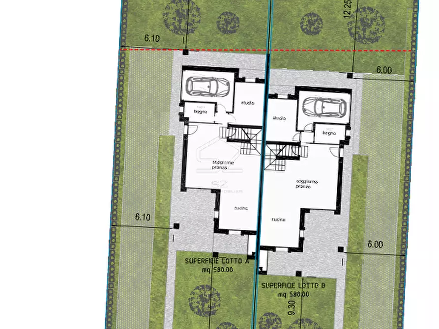 Immagine 6 di Casa bifamiliare in vendita  in VIA VERDI a Albignasego