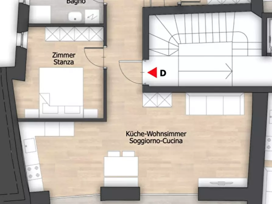 Immagine 21 di Appartamento in vendita  in Gleno di sotto a Montagna .Montan.