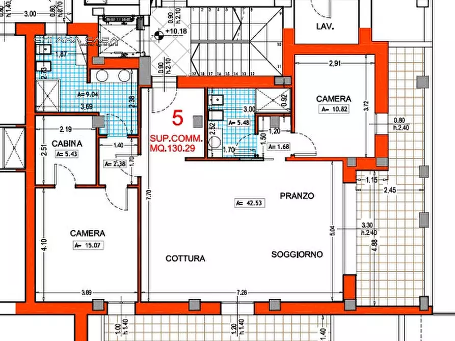 Immagine 8 di Appartamento in vendita  in via cavallotti a Pesaro