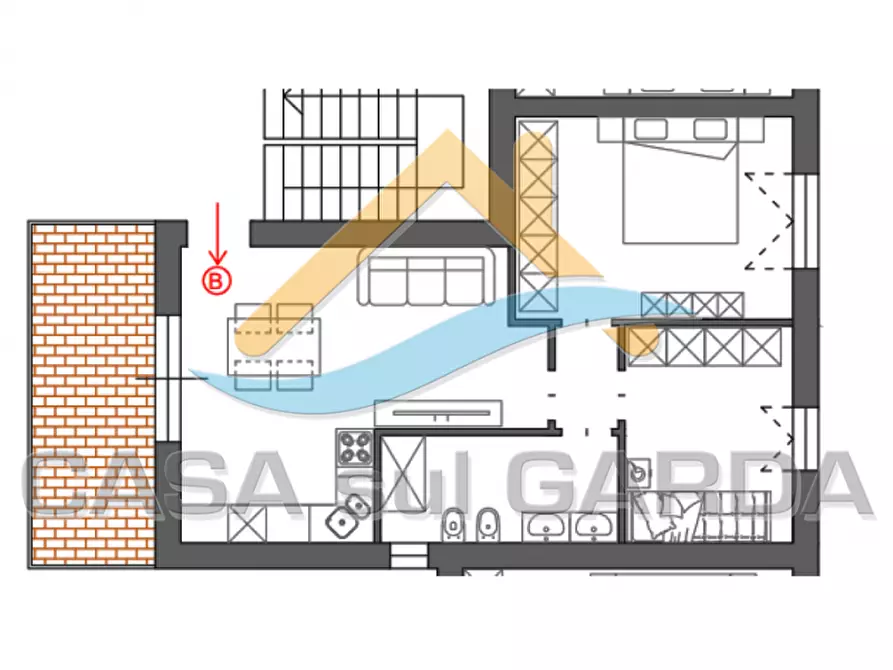 Immagine 11 di Appartamento in vendita  a Peschiera Del Garda