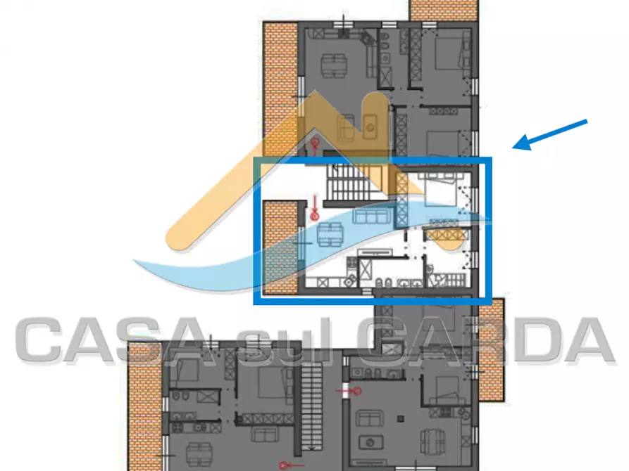 Immagine 12 di Appartamento in vendita  a Peschiera Del Garda