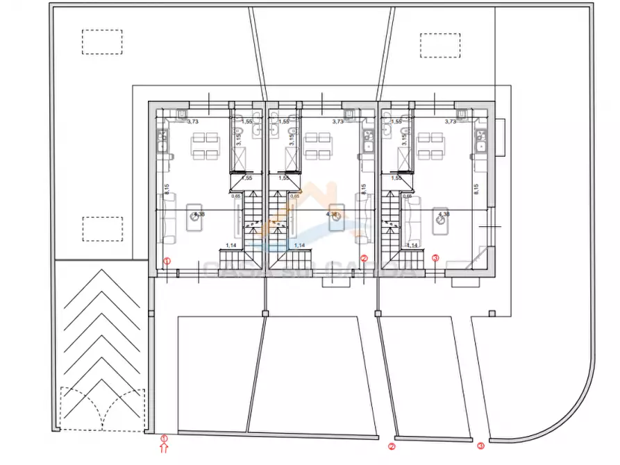 Immagine 11 di Villetta a schiera in vendita  in Via Sposetti a Desenzano Del Garda