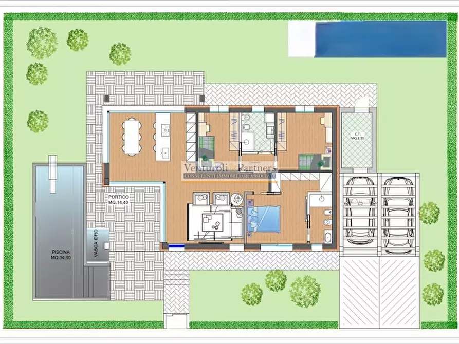 Immagine 14 di Villa in vendita  in Via Portole a Soiano Del Lago