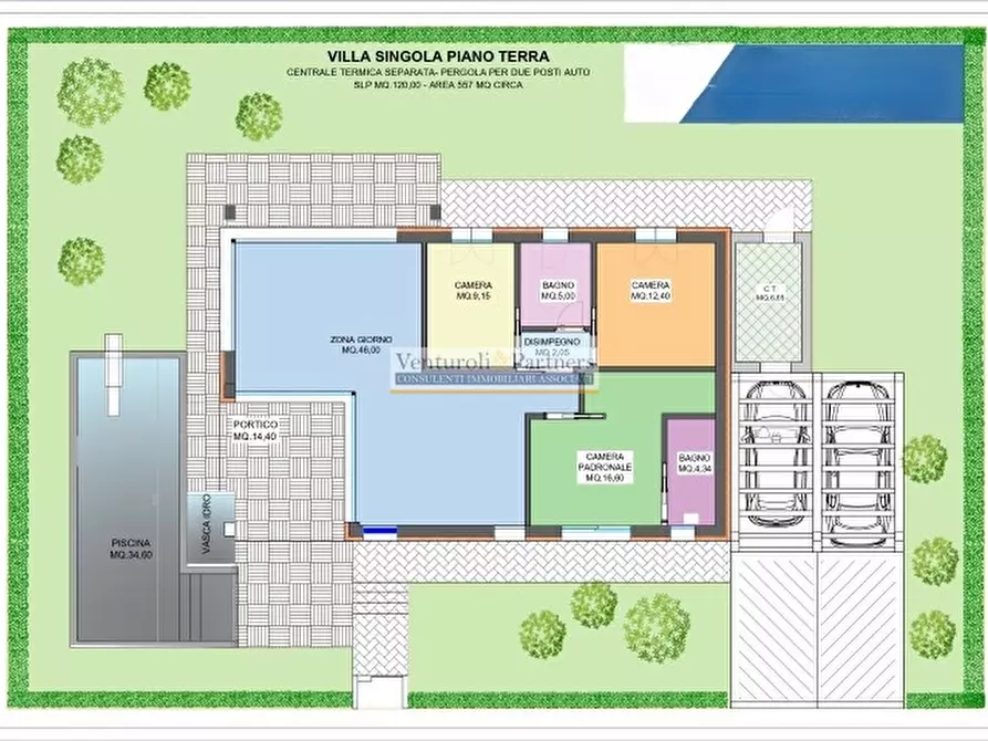 Immagine 15 di Villa in vendita  in Via Portole a Soiano Del Lago