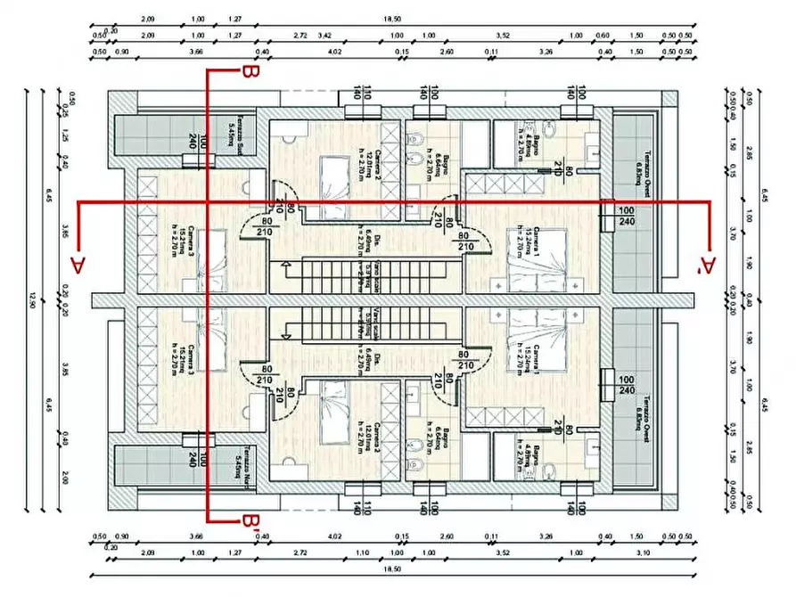 Immagine 7 di Casa bifamiliare in vendita  in Via Luigi Pirandello a Albignasego