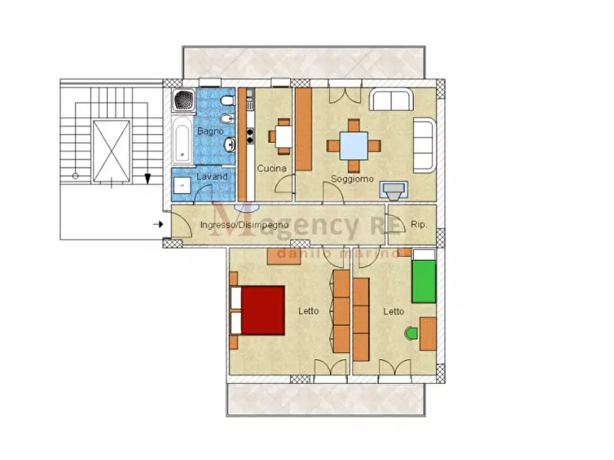 Immagine 15 di Appartamento in vendita  in Via Cafari 36 a Reggio Di Calabria
