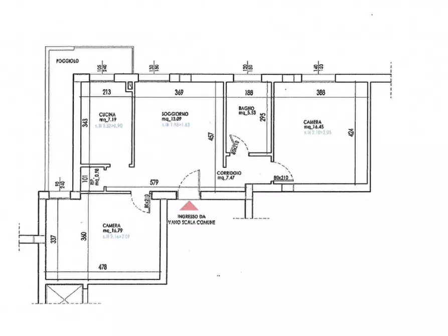 Immagine 11 di Appartamento in vendita  in Via Borgo San Giovanni a Chioggia