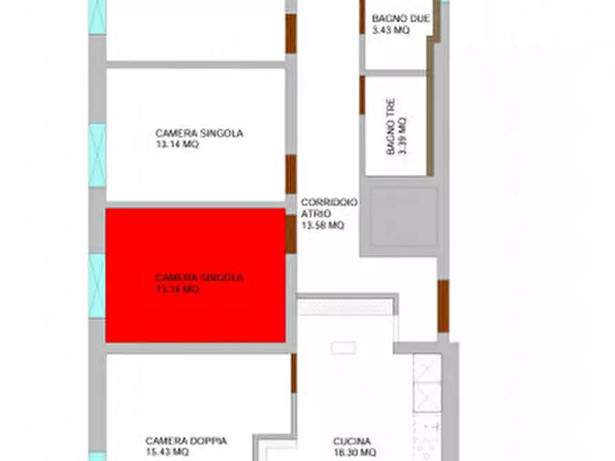 Immagine 11 di Appartamento in affitto  in via scrovegni a Padova