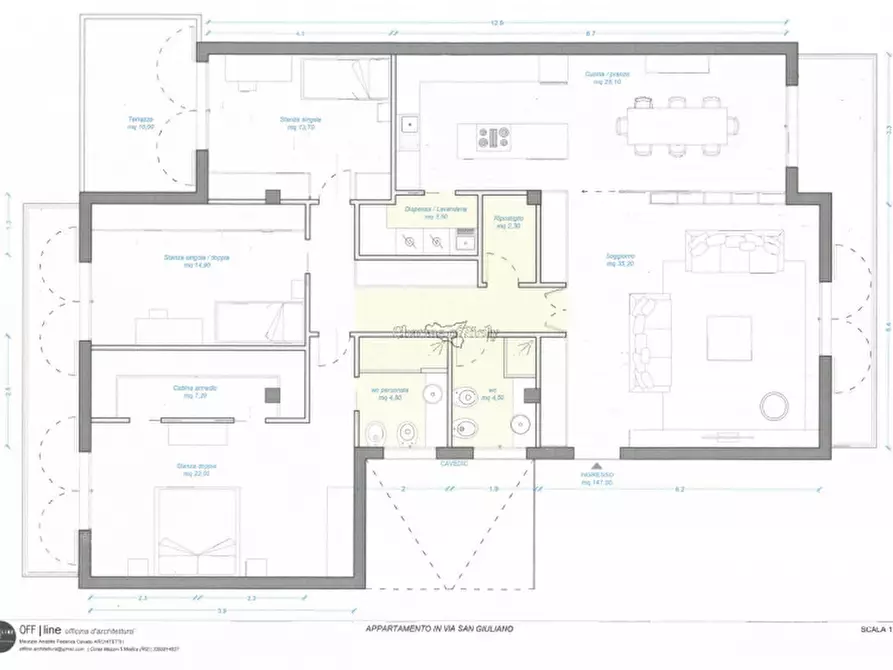 Immagine 3 di Appartamento in vendita  a Modica