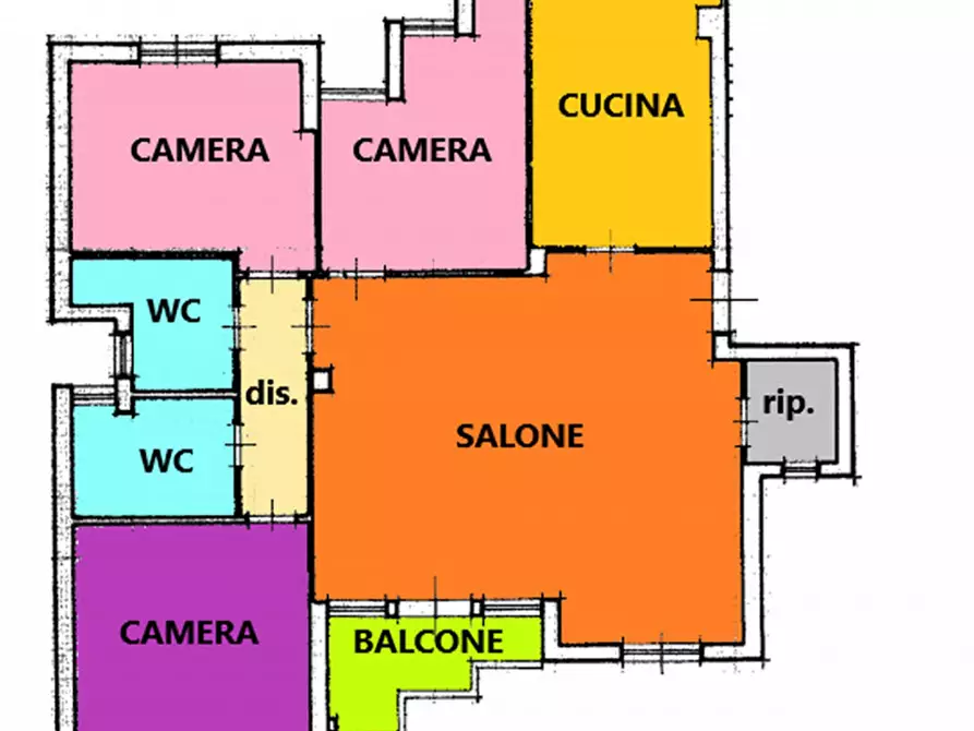 Immagine 33 di Appartamento in vendita  in via Ferdinando Innocenti 28 a Roma