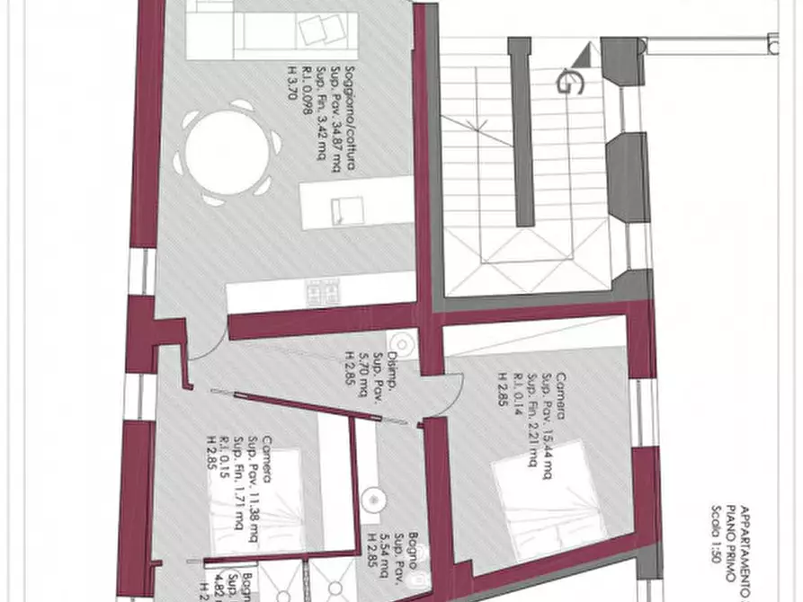 Immagine 2 di Appartamento in vendita  in Via Cesare Battisti, 156 a Colorno