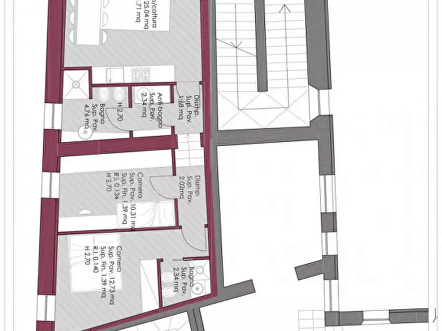 Immagine 3 di Appartamento in vendita  in Via Cesare Battisti, 156 a Colorno