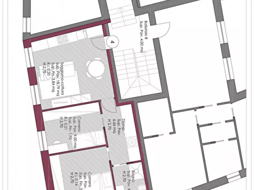 Immagine 2 di Appartamento in vendita  in Via Cesare Battisti, 156 a Colorno