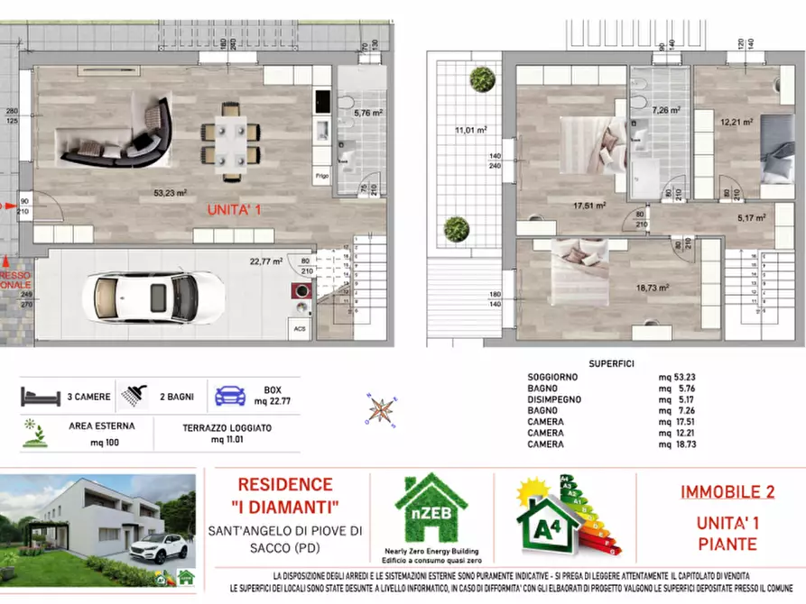 Immagine 11 di Casa quadrifamiliare in vendita  a Sant'angelo Di Piove Di Sacco
