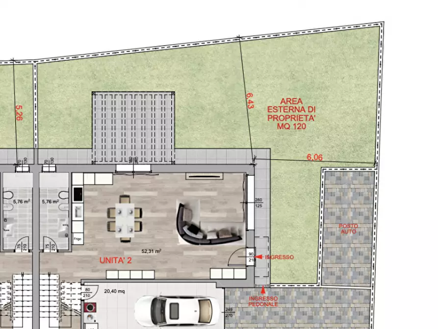 Immagine 20 di Casa quadrifamiliare in vendita  a Sant'angelo Di Piove Di Sacco