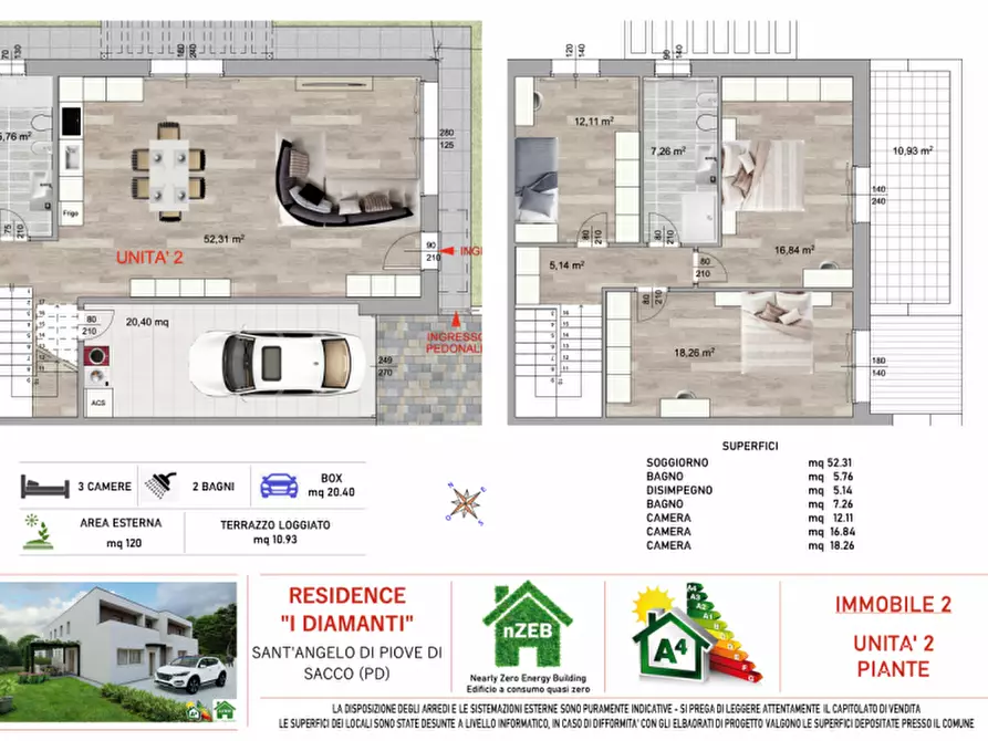 Immagine 19 di Casa quadrifamiliare in vendita  a Sant'angelo Di Piove Di Sacco