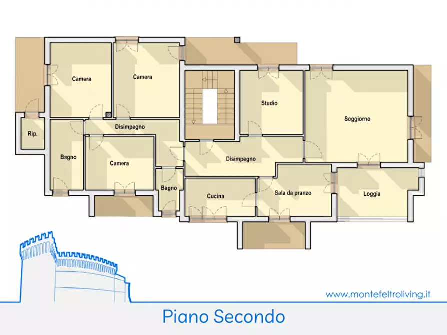 Immagine 31 di Casa bifamiliare in vendita  in via XXV Aprile a Macerata Feltria