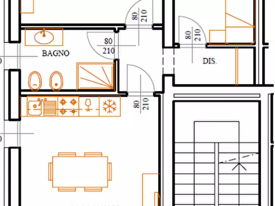 Immagine 7 di Appartamento in vendita  in Via E. Fermi a Ome