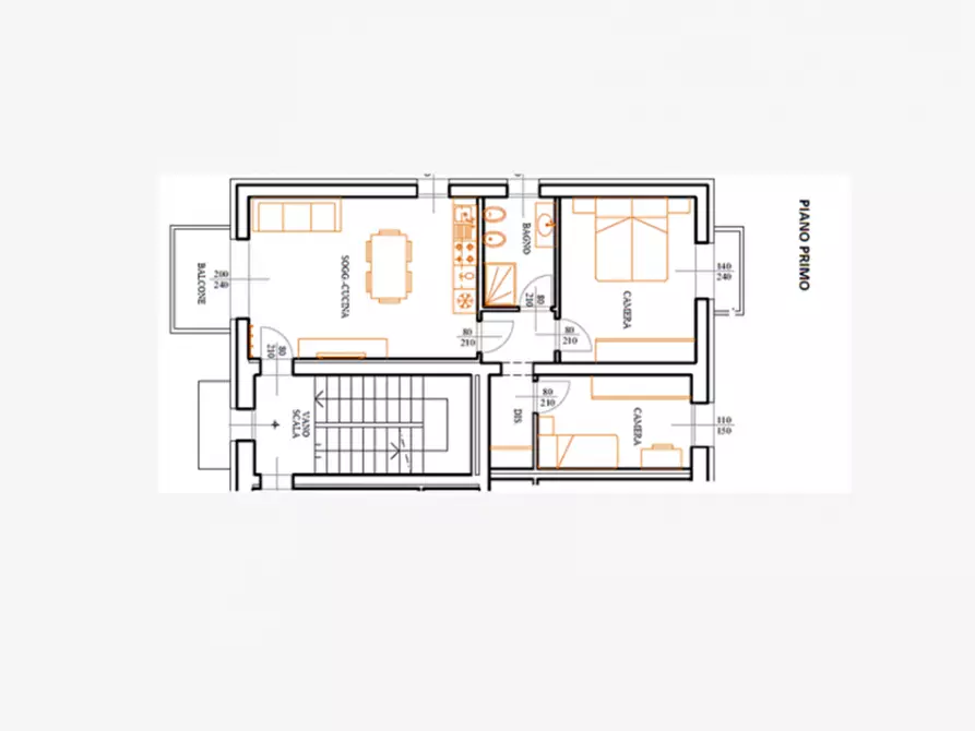 Immagine 10 di Appartamento in vendita  in Via E. Fermi a Ome