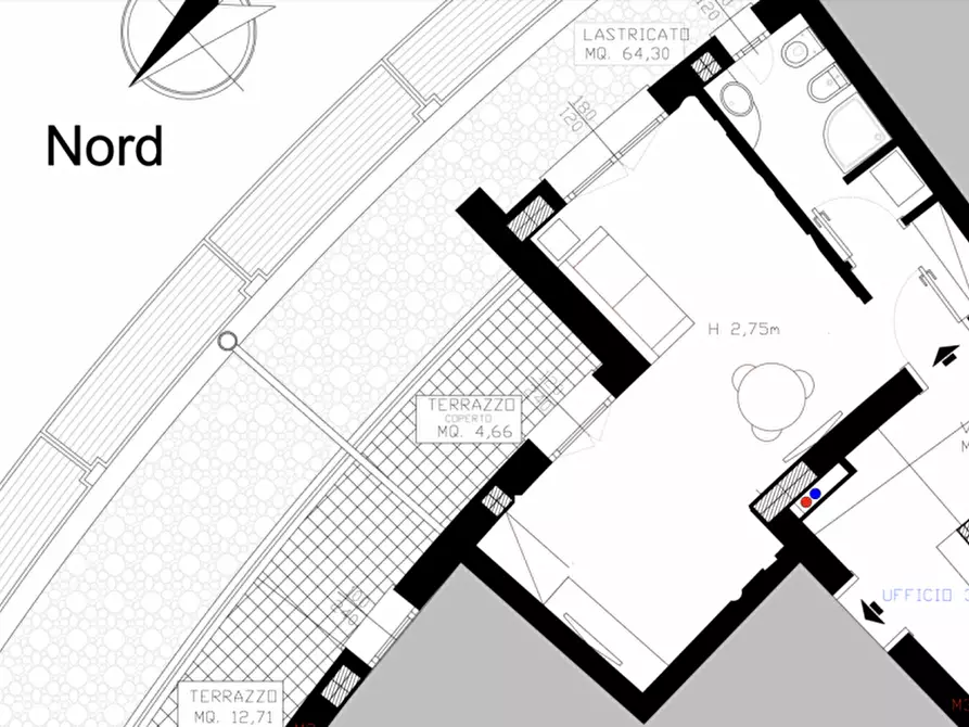 Immagine 11 di Ufficio in vendita  in Via Creti Martella 29 a Budrio