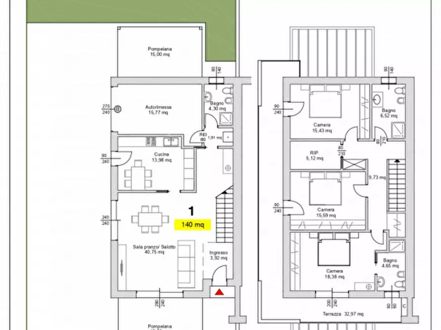 Immagine 5 di Casa bifamiliare in vendita  in Via Cavallieri Vittorio Veneto a Camisano Vicentino