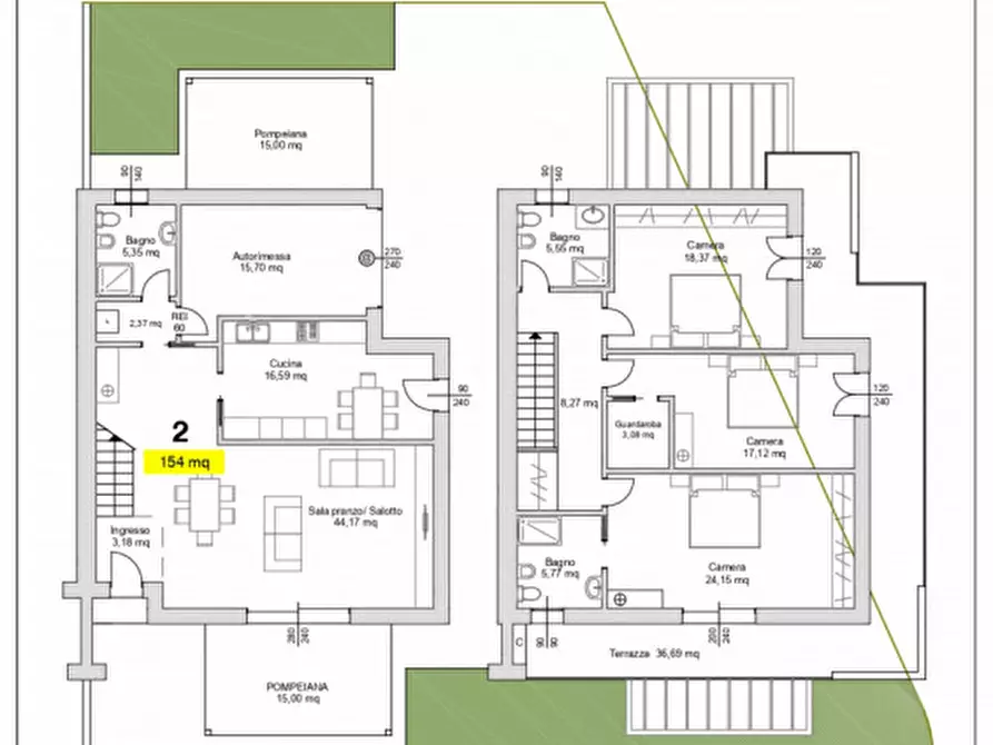 Immagine 8 di Casa bifamiliare in vendita  in Via Cavallieri Vittorio Veneto a Camisano Vicentino