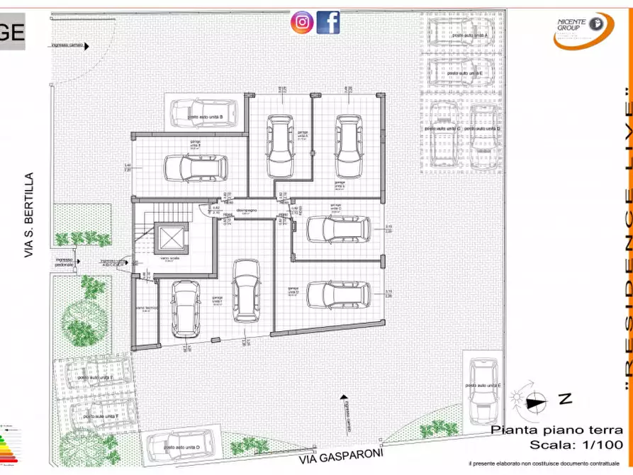 Immagine 20 di Attico in vendita  in via Gasparoni a Vicenza