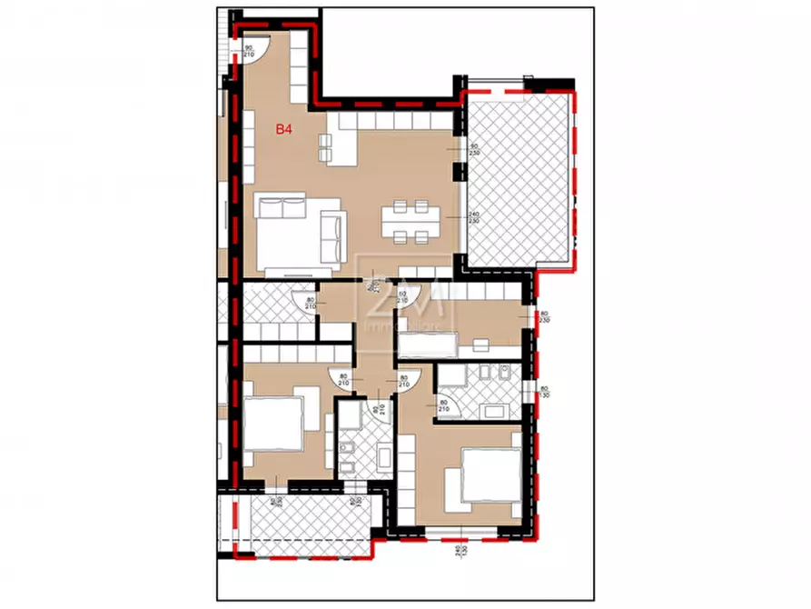 Immagine 5 di Appartamento in vendita  in Via Fantoni, 7 a Villafranca Di Verona