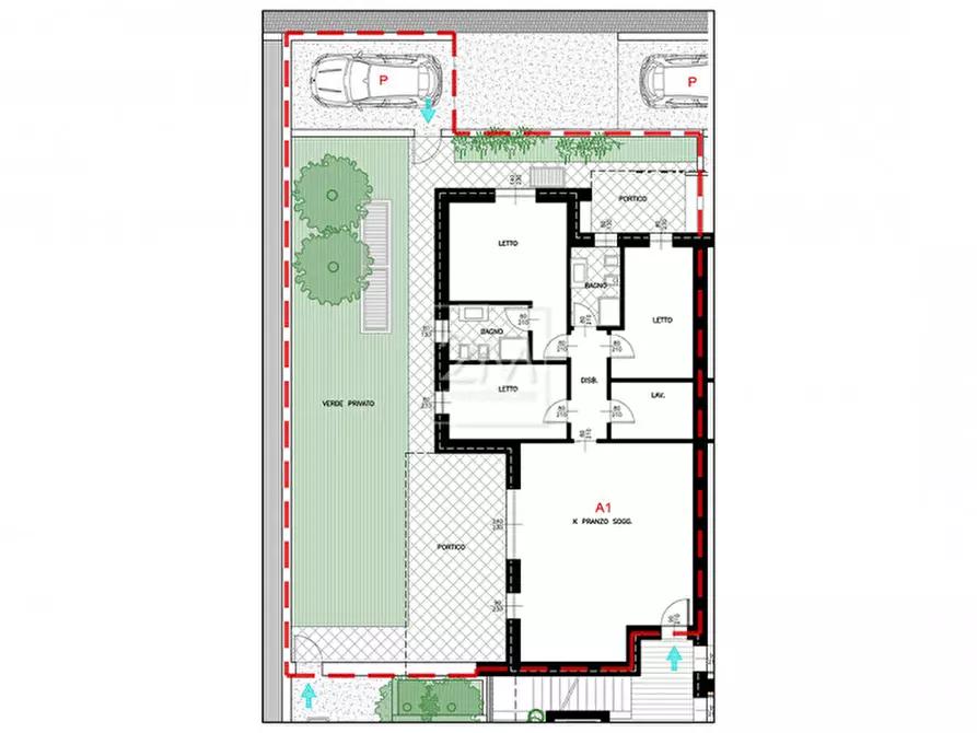 Immagine 9 di Appartamento in vendita  in Via Fantoni, 7 a Villafranca Di Verona