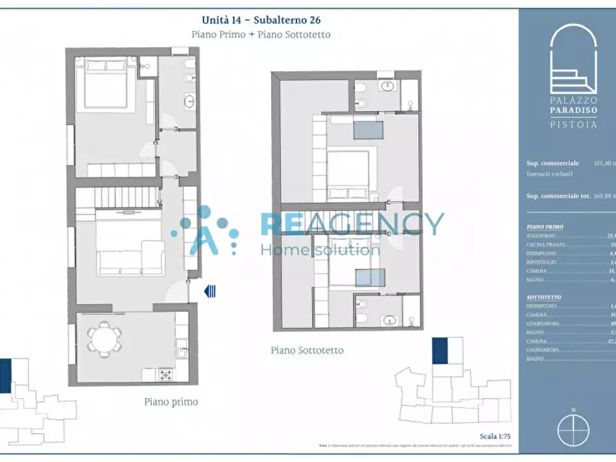 Immagine 35 di Appartamento in vendita  in via XXVII Aprile n. 4 a Pistoia