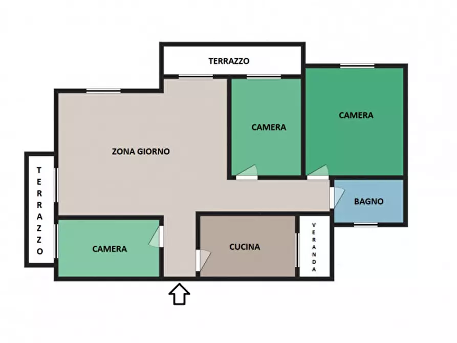 Immagine 16 di Appartamento in vendita  in Viale Umbria a Chioggia