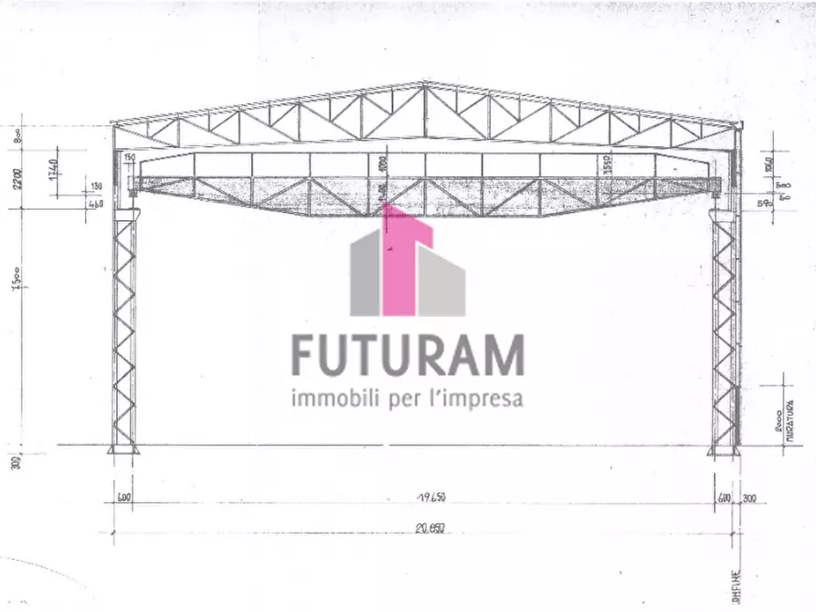 Immagine 2 di Capannone industriale in vendita  in VIA GALVANI a Rubano