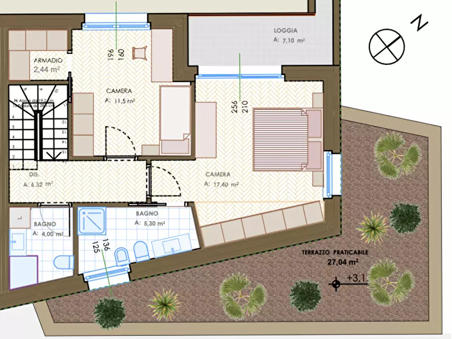 Immagine 30 di Villetta a schiera in vendita  in Via Nazionale a Salorno .Salurn.