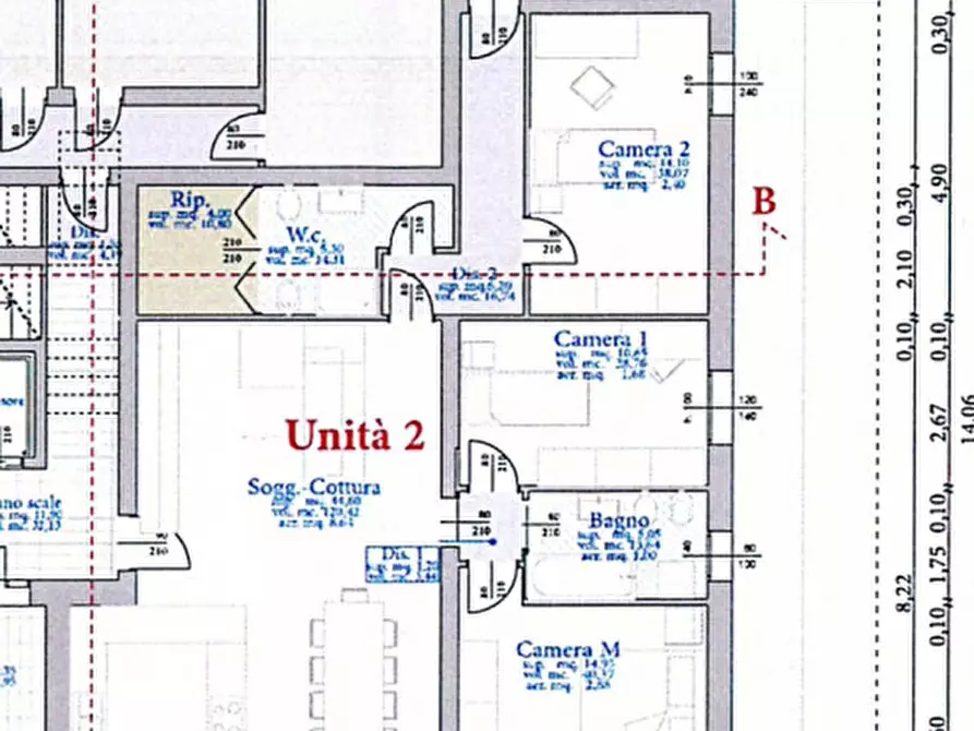 Immagine 2 di Appartamento in vendita  a Massanzago