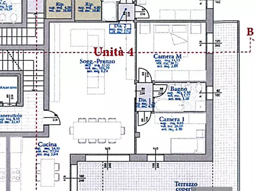 Immagine 2 di Appartamento in vendita  a Massanzago