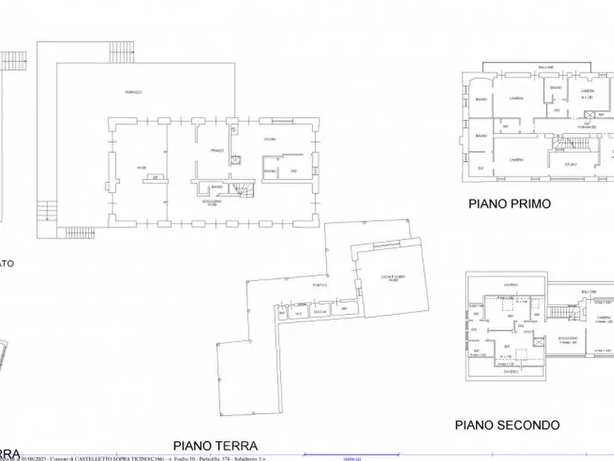 Immagine 55 di Villa in vendita  in Via Primo Maggio a Castelletto Sopra Ticino