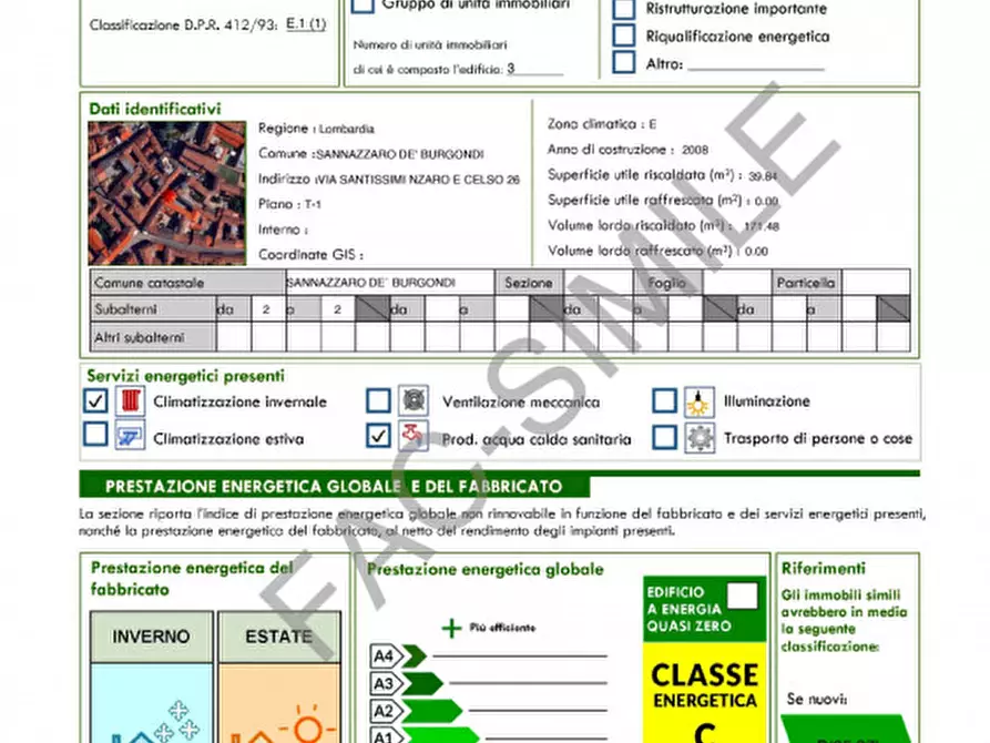 Immagine 21 di Villetta a schiera in vendita  in via S.S. Nazzaro e Celso n° 26 a Sannazzaro De' Burgondi
