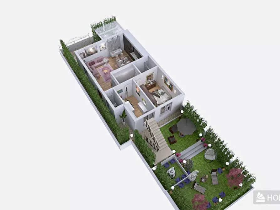 Immagine 34 di Appartamento in vendita  in via della pisana a Roma