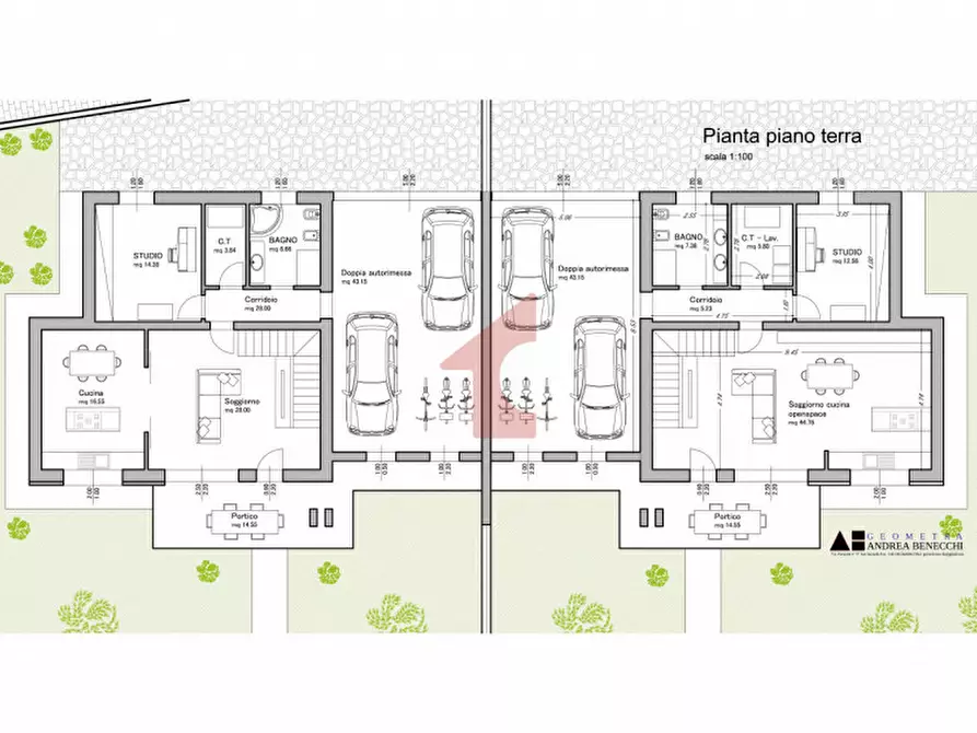 Immagine 7 di Casa bifamiliare in vendita  in Via Borsellino a Fontanellato