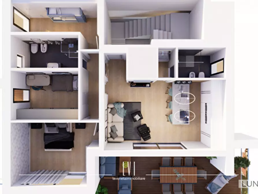 Immagine 30 di Appartamento in vendita  in via delle ninfeee  9 a Jesolo