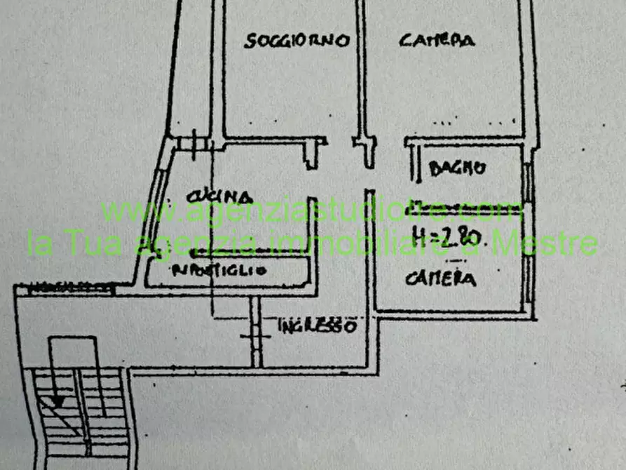 Immagine 21 di Appartamento in vendita  in via fogazzaro a Venezia