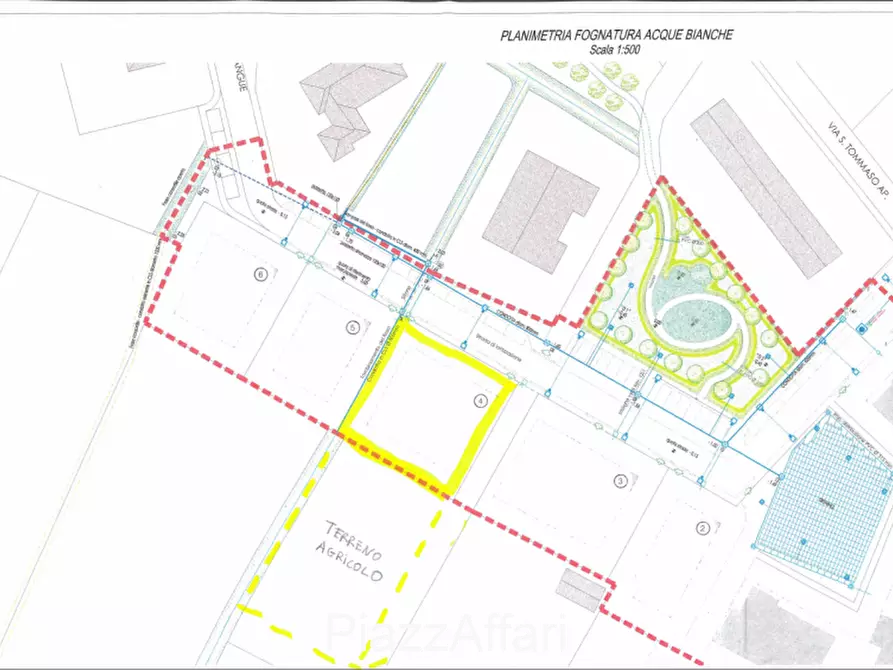 Immagine 1 di Terreno in vendita  in Via S. Tommaso a Piove Di Sacco