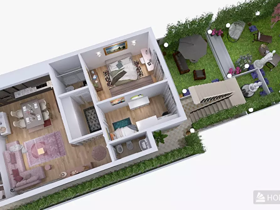 Immagine 33 di Appartamento in vendita  in via della pisana a Roma