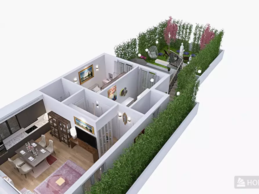 Immagine 36 di Appartamento in vendita  in via della pisana a Roma