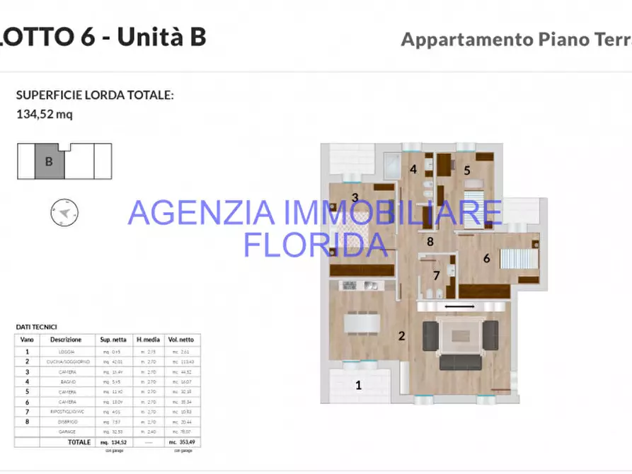 Immagine 3 di Appartamento in vendita  a Camposampiero